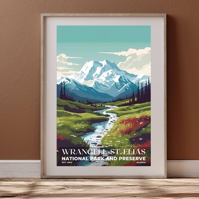 Wrangell-St. Elias National Park and Preserve Poster, Travel Art, Office Poster, Home Decor | S3 - image4